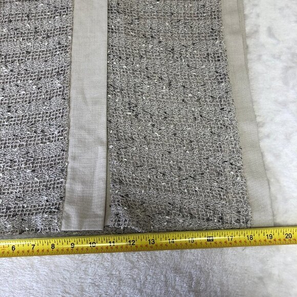 Tobi Extra Long Button Down Oatmeal w/Black Loose Knit Cardigan Size Small - Picture 13 of 13